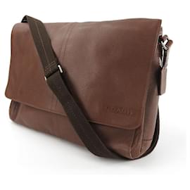Coach-USED COACH Leather Shoulder Bag F70423-Brown