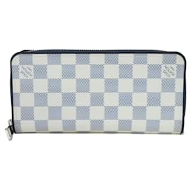 Louis Vuitton-Louis Vuitton Zippy Wallet Vertical N62632-Blue