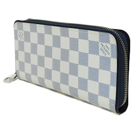 Louis Vuitton-Louis Vuitton Zippy Wallet Vertical N62632-Blue