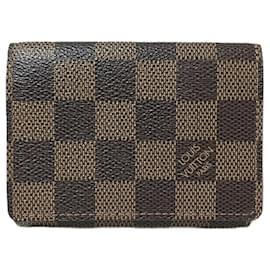 Louis Vuitton-Louis Vuitton Damier Envelope Card Case N62920-Brown