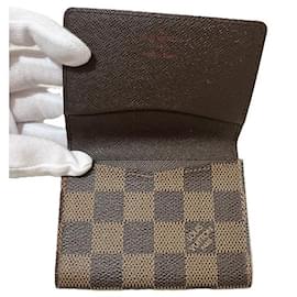 Louis Vuitton-Louis Vuitton Damier Envelope Card Case N62920-Brown