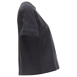 Fendi-Fendi Karl Loves perforated sweatshirt-Black