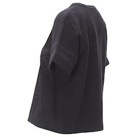 Fendi-Fendi Karl Loves perforated sweatshirt-Black