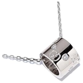 Gucci-Collier Pendentif en Diamant Gucci K18WG-Blanc