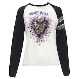 Dior-Christian Dior cashmere Heart Beat raglan top-White