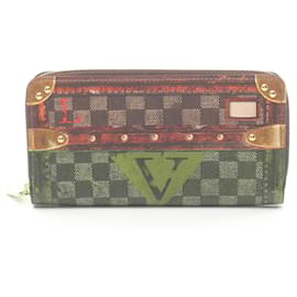 Louis Vuitton-Louis Vuitton Zippy Wallet Trompe L'oeil M63490-Brown