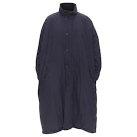 Balenciaga-Casaco puffer de algodão com logo Balenciaga-Azul,Azul marinho