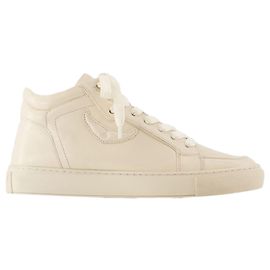 Mid Fly On Sneakers - Zadig & Voltaire - Leather - White White