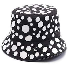 Louis Vuitton-Louis Vuitton Infinity Dot Cotton Hat M7072S-Black