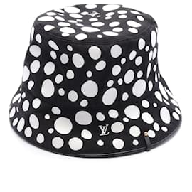 Louis Vuitton-Louis Vuitton Infinity Dot Cotton Hat M7072S-Black
