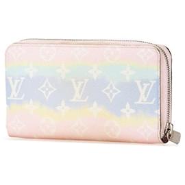 Louis Vuitton-Louis Vuitton Zippy Wallet Pink Multicolor-Pink