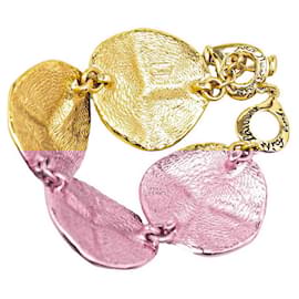 Yves Saint Laurent-Yves Saint Laurent Gold Purple Bracelet-Golden,Metallic