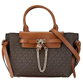Michael Kors-Michael Kors Signature 2WAY Handbag Brown-Brown