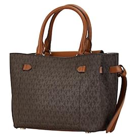 Michael Kors-Michael Kors Signature 2WAY Handbag Brown-Brown