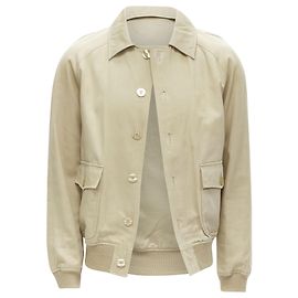 Giacca bomber con tasca e maniche raglan classiche APC Marrone Beige