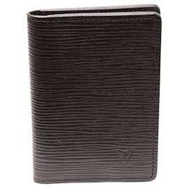 Louis Vuitton-Louis Vuitton Epi Bifold Card Case Organizer-Black