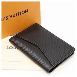 Louis Vuitton-Louis Vuitton Epi Bifold Card Case Organizer-Black