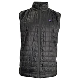 Autre Marque-Patagonia Nano Puff Gilet in Grey Polyester-Grey