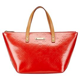 Louis Vuitton Bellevue PM Handtasche aus Lackleder Rot