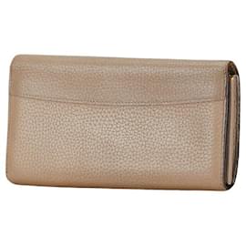 Louis Vuitton-Louis Vuitton Capucines Long Wallet -Brown,Beige