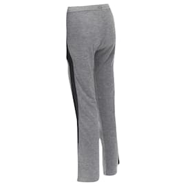 Gucci-Gucci viscose cotton side tape wide sweat pants-Grey