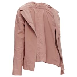 Marni polyamide nylon spread collar blazer jacket Pink