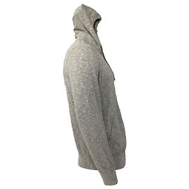 Felpa con zip Brunello Cucinelli in cotone grigio Grigio