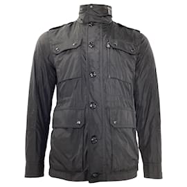 Moncler-Moncler Lez Water-Repellent Field Jacket in Black Nylon-Black