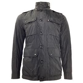 Giacca da campo idrorepellente Moncler Lez in nylon nero Nero