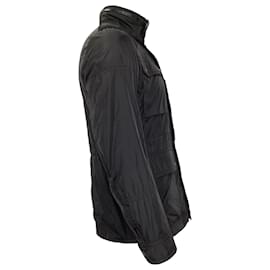 Moncler-Moncler Lez Water-Repellent Field Jacket in Black Nylon-Black