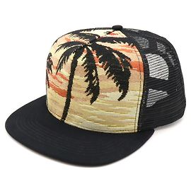 Gorra de malla negra Yves Saint Laurent Negro