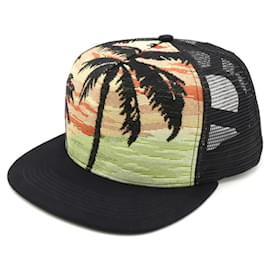 Yves Saint Laurent-Yves Saint Laurent Mesh Cap Black-Black
