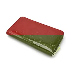 Louis Vuitton-Louis Vuitton Monogram Vernis Zippy Wallet-Red