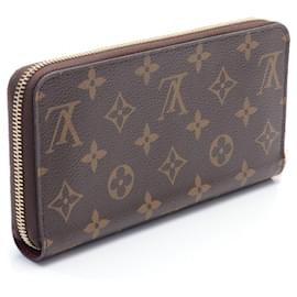Louis Vuitton-Louis Vuitton Zippy Wallet Monogram Brown/Pink-Brown