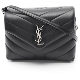 Yves Saint Laurent Borsa a spalla in pelle Loulou Toy di Saint Laurent Nero