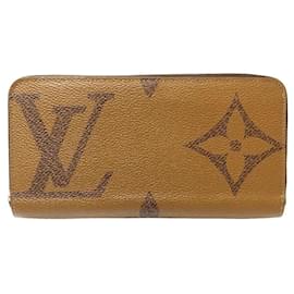 Louis Vuitton-Louis Vuitton Zippy Wallet Monogram Brown-Brown