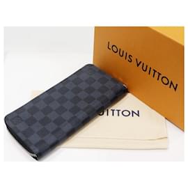 Louis Vuitton-Louis Vuitton Damier Cobalt Zippy Wallet N62240-Black