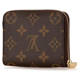 Louis Vuitton-Louis Vuitton Monogram Zippy Coin Purse M60067-Brown