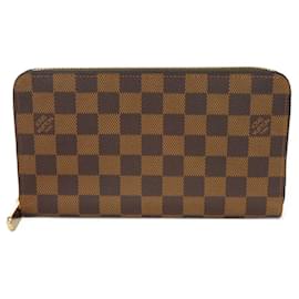 Louis Vuitton-Louis Vuitton Zippy Organizer Wallet N63502-Brown