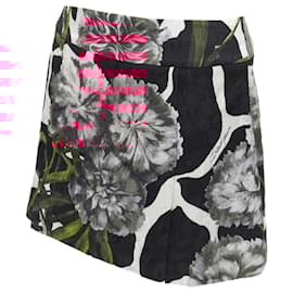 Dolce & Gabbana-Dolce & Gabbana carnation floral print jacquard mini skirt-Multiple colors