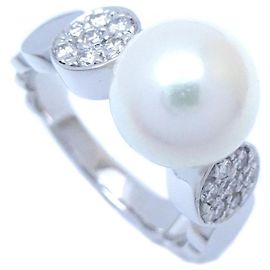 Piaget Pearl Diamond Ring K18WG White Gold White
