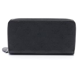 Louis Vuitton-Louis Vuitton Mahina Leather Zippy Wallet M61867-Black
