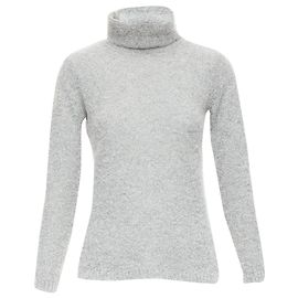 Langer Cashmere-Pullover mit Rollkragen Club Monaco Grau
