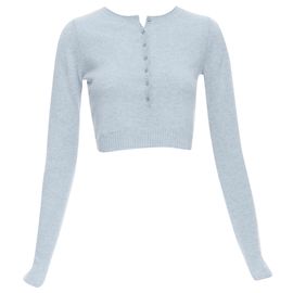 Reformation Jeans Set aus recycelten Kaschmirmischpullovern Braun
