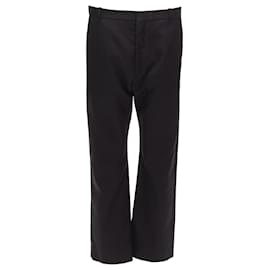 Balenciaga-Balenciaga Drop Crotch Flare Leg Back Dart Harem Trousers-Black