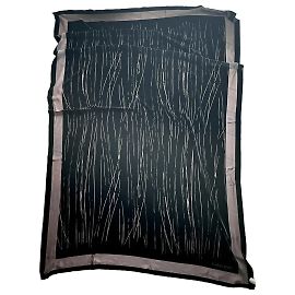 Autre Marque Stola in velluto di seta Carattere Nero