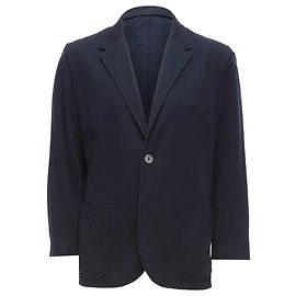 Blazer de algodão waffle Lanvin com costuras internas Azul Azul marinho
