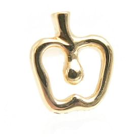 Tiffany & Co-Tiffany Open Apple Earrings Yellow Gold-Golden,Metallic