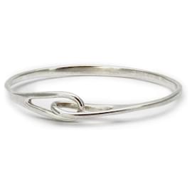 Tiffany & Co-Pulseira de prata dupla laço Tiffany & Co-Prata,Metálico