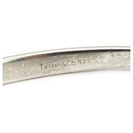 Tiffany & Co-Pulseira de prata dupla laço Tiffany & Co-Prata,Metálico
